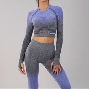 Gymshark ombré crop top